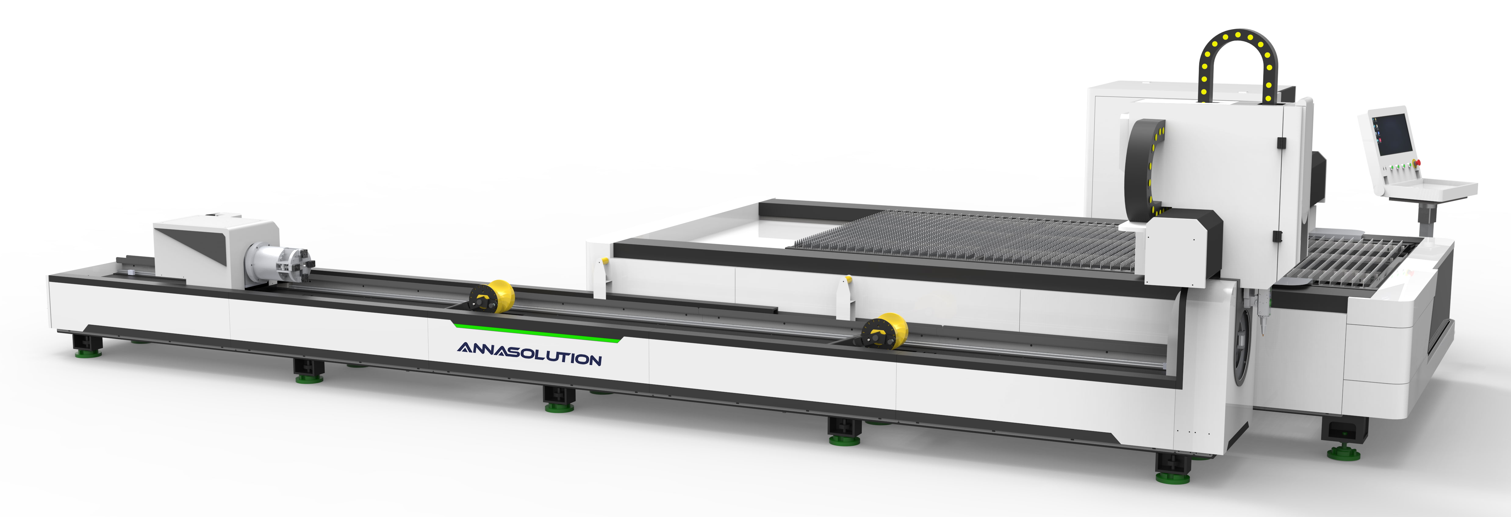 Plate and tube Fiber laser machine